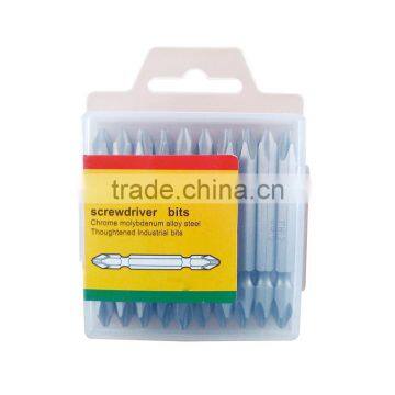 10Pcs double end screwdriver bits(21070 Carbon steel, screwdriver bits, tool)