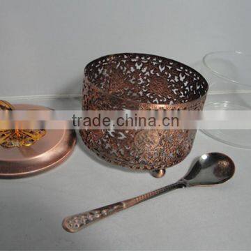 SGB-19 Sugar Pot Antique Brass Style photo-4