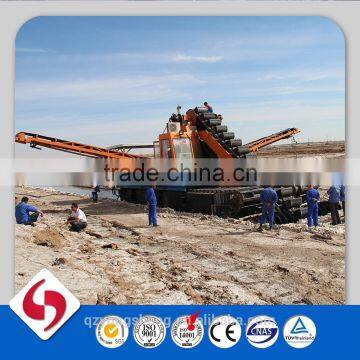 Salt dredger boat