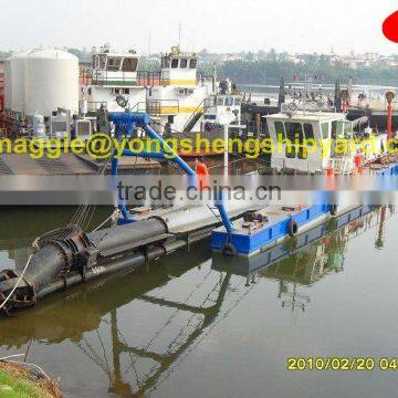 hydraulic small mud suction dredger cleaning mud/sand