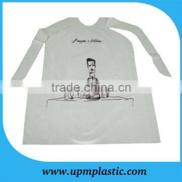 One Time Use Disposable Waterproof Kitchen LDPE Plastic Restaurant pe Adult Bib photo-6