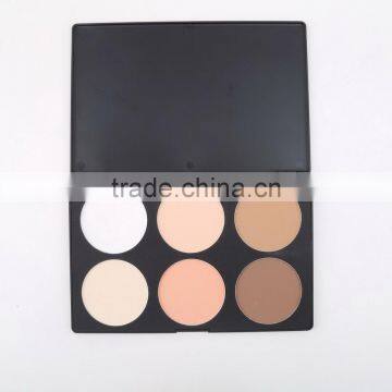 New 6 Color Makeup Cosmetic Blush Blusher Contour Palette Makeup Pressed Powder