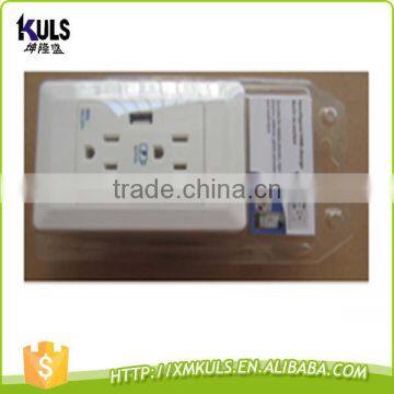 2016 New Fashion Wall Socket With USB Port photo-3