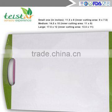 Multi Color Coded Cutting Board Set, 3 Piece Multi-functional Plastic Cutting Board photo-6