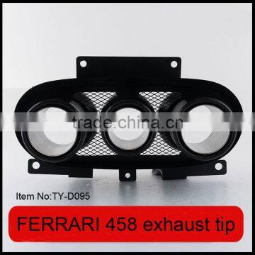 Auto Tuning Stainless Steel Sportycar Exhaust Tips for Ferrari 458 Carbon Fiber photo-1
