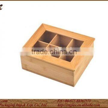 Natural Moistureproof Bamboo Tea Box for Sale