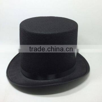 Custom Black Round Top Hat and Magic Cap With Printing photo-4