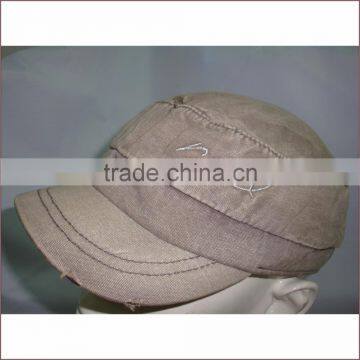 100% cotton women army hat and cap