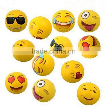 Wholesale Kids Beach pu Smiley Ball Cute Stress pu Ball photo-3