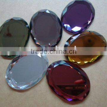 crystal glass beads stone,glass accessories beads,crystal faceted stone beads