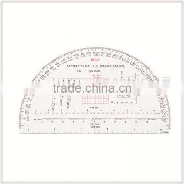 9inch Military Protractor,half moon military protractor,military map protractor#KMP-3