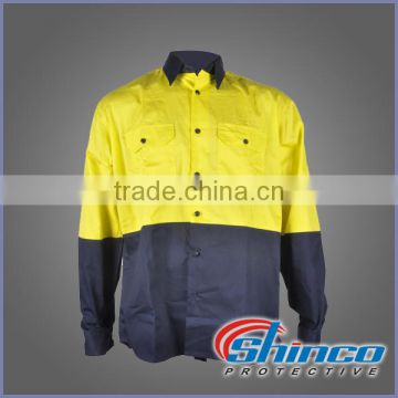 FR cotton industrial boiler suit with reflective tapes