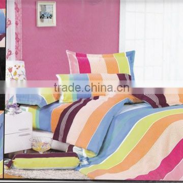 kingsize photo printing diamond velvet hotel rainbow home bedding set