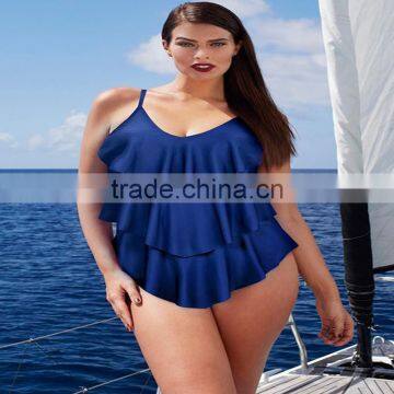 Custom 2016 New Suit Swimwear Sey Backless Large Cover Belly Swimwear Bikinis photo-3
