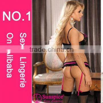Hot Sale High Quality Pictures of Sexy Garter Belts Lingerie of Women photo-2