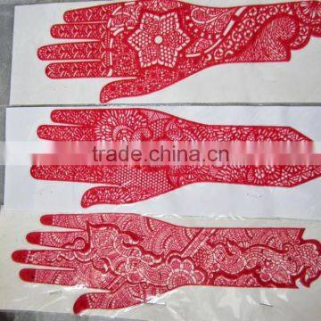 HENNA Mehndi Design LONG HAND TATTOO STENCIL photo-6