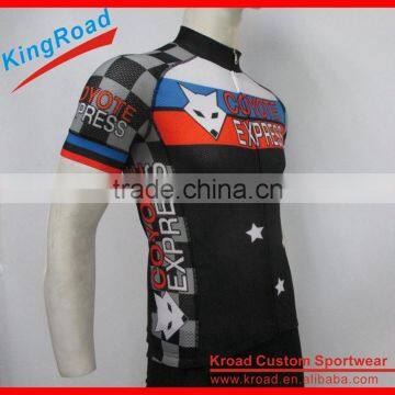 2017 Design Your Own MITI Fabric Sublimated China Custom Men's Cycling Jersey Printing photo-2