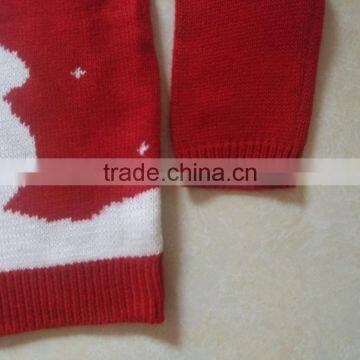 High Quality Christmas Sweater Knitting Patterns Lovely Girls(BKN5319) photo-4