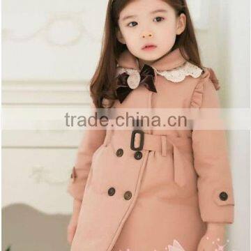 2015 korean style girls fashion coat children girl clothing