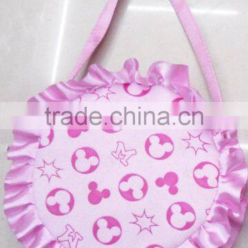 Fashion Round Lace Flower Sequin Little Girl Bag photo-2