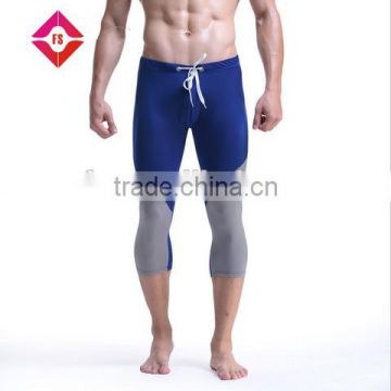 2016 new fitness capris pants/mens fitness pants/private label fitness wear