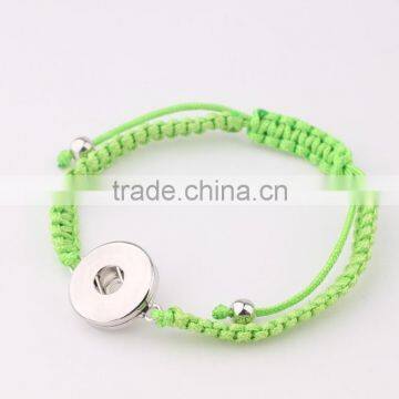 Free Sample Vintage Flower Design Bangle Two Parts Lobster Clasp Bangle Diy Snap Button Charm Bangle photo-2