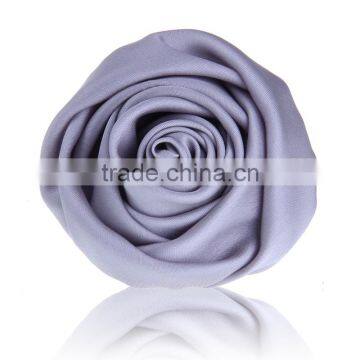 Wholesale Cheap Korean Style Brooches Handmade Girl Rose Hair Accessories Fabric Satin Flower Brooch photo-3