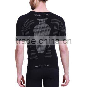 2017 New Style Men Seamless Compression o Neck t Shirt photo-2