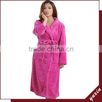 Mature women sexy bathrobe Fleece robe Towel Robe Breathable Hotel BathRobe RS003