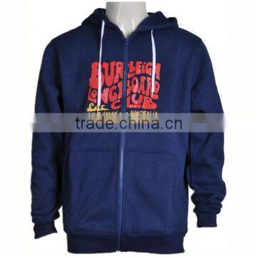 100% Cotton Fashion Men's Slim Zip up Hoodie Jacket Coat Sweatshirt photo-3