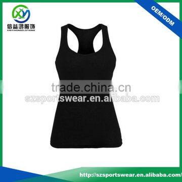 High Quality 95% Bamboo 5% Elastic Fabric Ladies Sports Singlet