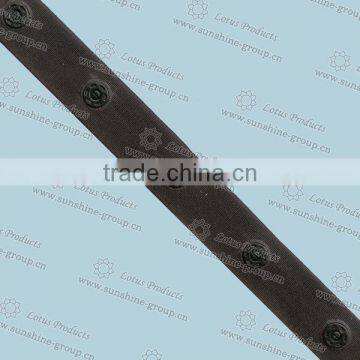 Colored Plastic Snap Button Tape for Garment, Polyester Tape, Press Snap Button photo-2