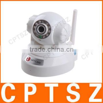 H.264 VGA wireless IP Camera with build in web server,pan/tilt control