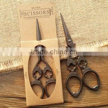 Antique Bronze Scissor Thread Scissors Craft Zakka Sewing Scissor photo-5
