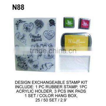 2pcs Eva Foam Geometry Stamp photo-4