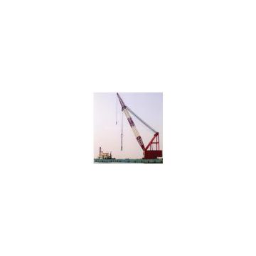 1000t floating crane full revolving floating crane barge 1000 ton for sale & rent