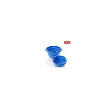 Collapsible Silicone Strainer/Colander (SP-SC009)