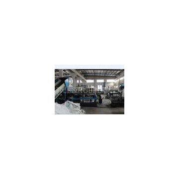 Water ring die face hot cutting PP granulator for plastic recycling material