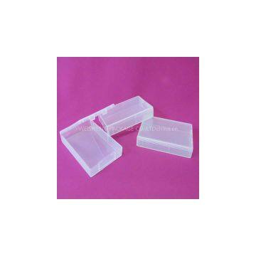 Clear plastic storage case