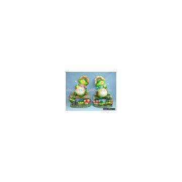 Polyresin frog craft