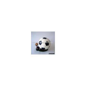 Polyresin Soccer money bank,saving bank,polyresin money bank