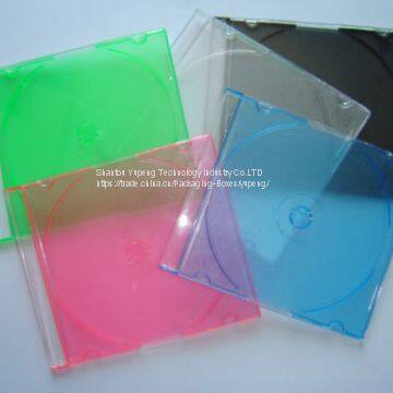 Blank Silm CD Jewel Cases CD Jewel Cover CD Jewel Boxes 5.2mm Square With Black Tray(YP-E501H)