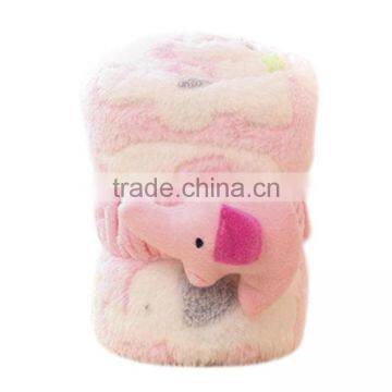 Fancy Printed Elephant Baby Blanket photo-4