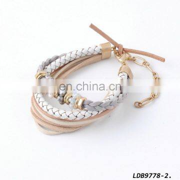 Personalized Suede Leather Multilayer Wrap Bracelet