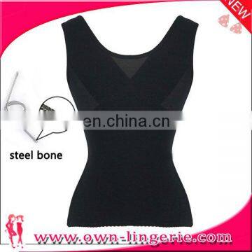 In Stock Cheap Spandex Waist Cinching Corset Underbust Waist Training Slimmer Shaper Corsets photo-3