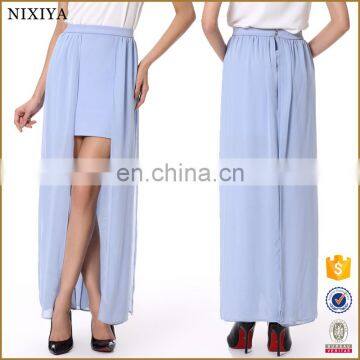 Alibaba Express Girl Maxi Long Party Skirt Chiffon New Design