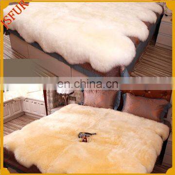 2016 Luxury Life New Design Fur Sheet Genuine Fox Fur Carpet