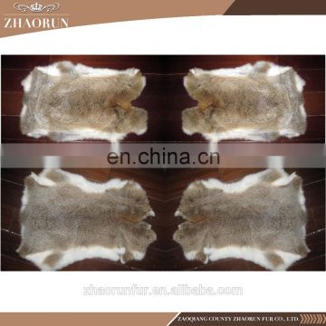 Factory price natural rabbit fur skin pelt for garment