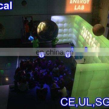 inflatable functional air wall for night club/ air wall for decorarion