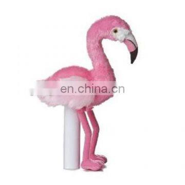 2016 new design plush toys beautiful fluffy flamingo